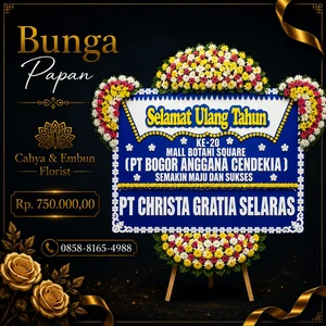 Toko Bunga Rumah Duka Sentra Medika Cibinong - Bunga Papan Anniversary
